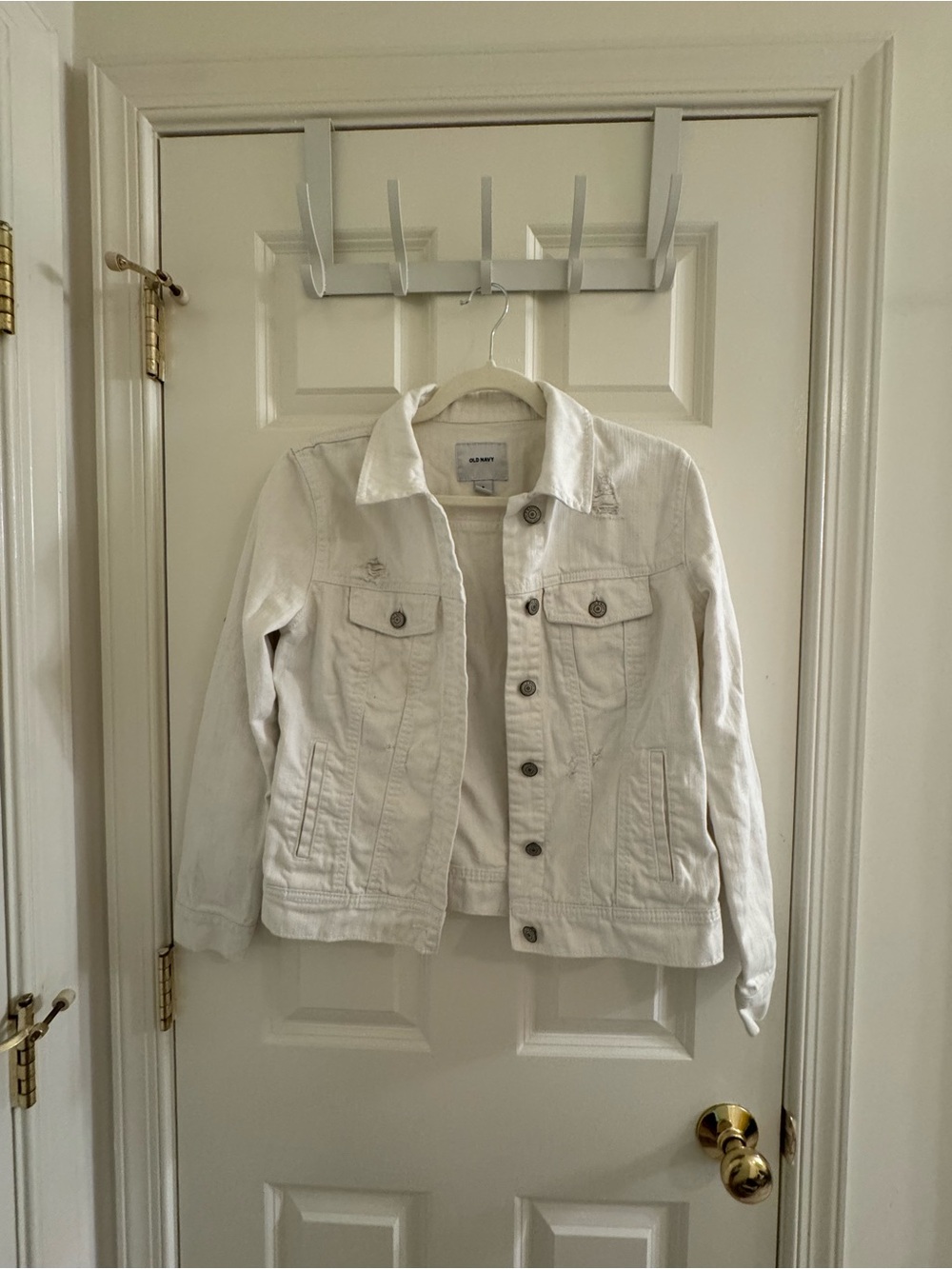 Old Navy White Denim Jacket - Picture 1 of 3